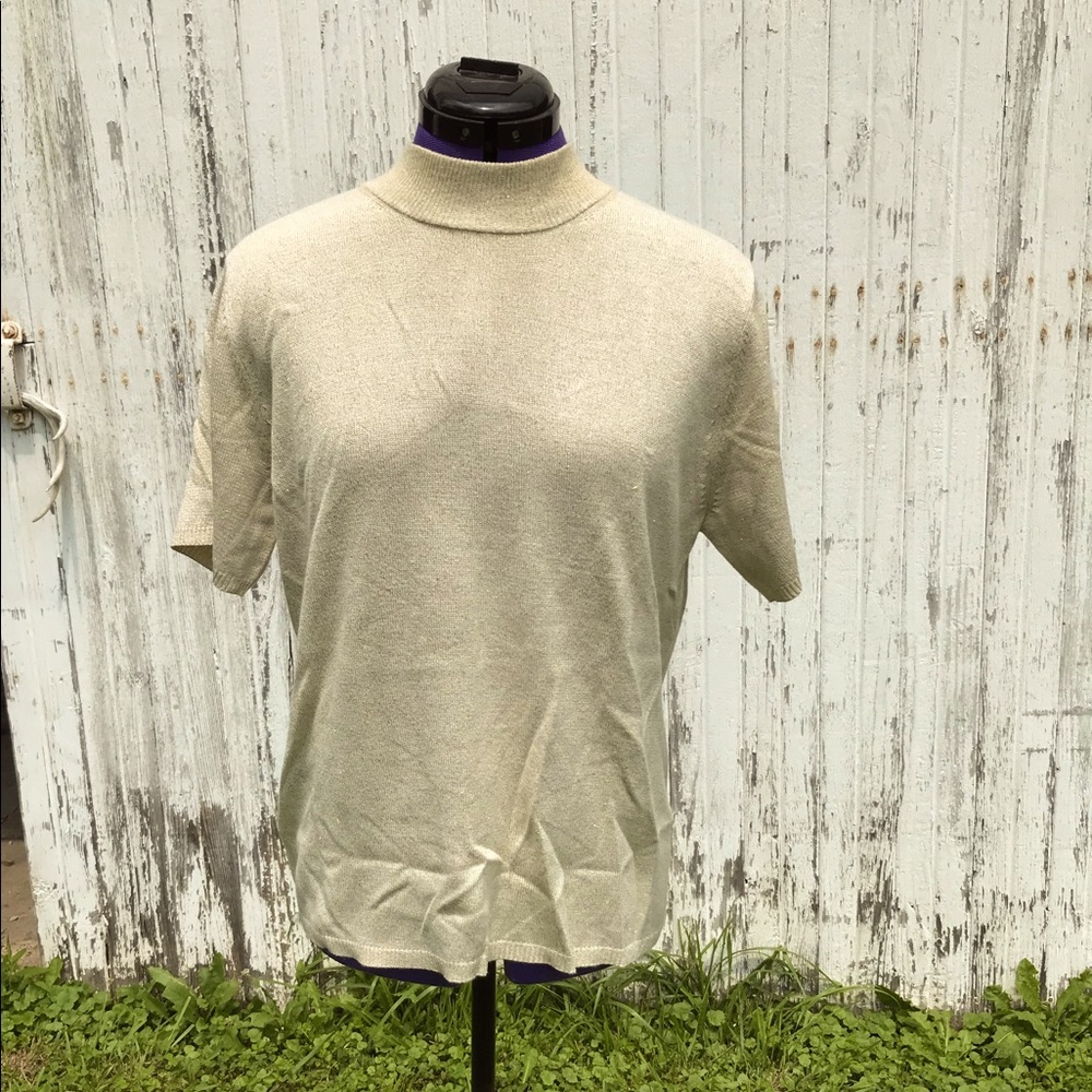 Sparkly gold top